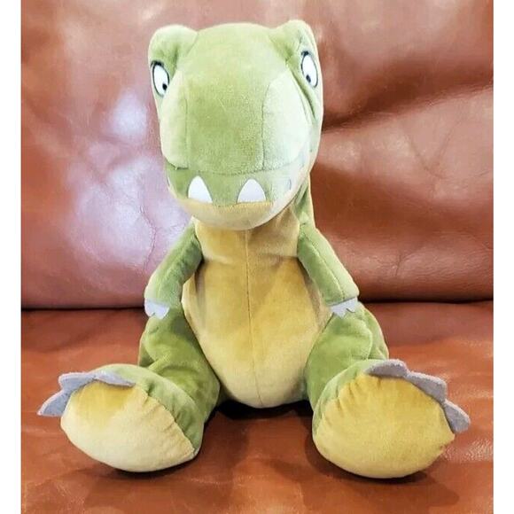 10 Inch Kohl's Cares T-Rex Dinosaur Stuffed Animal Plush Toy Embroidered Eyes - Picture 2 of 8